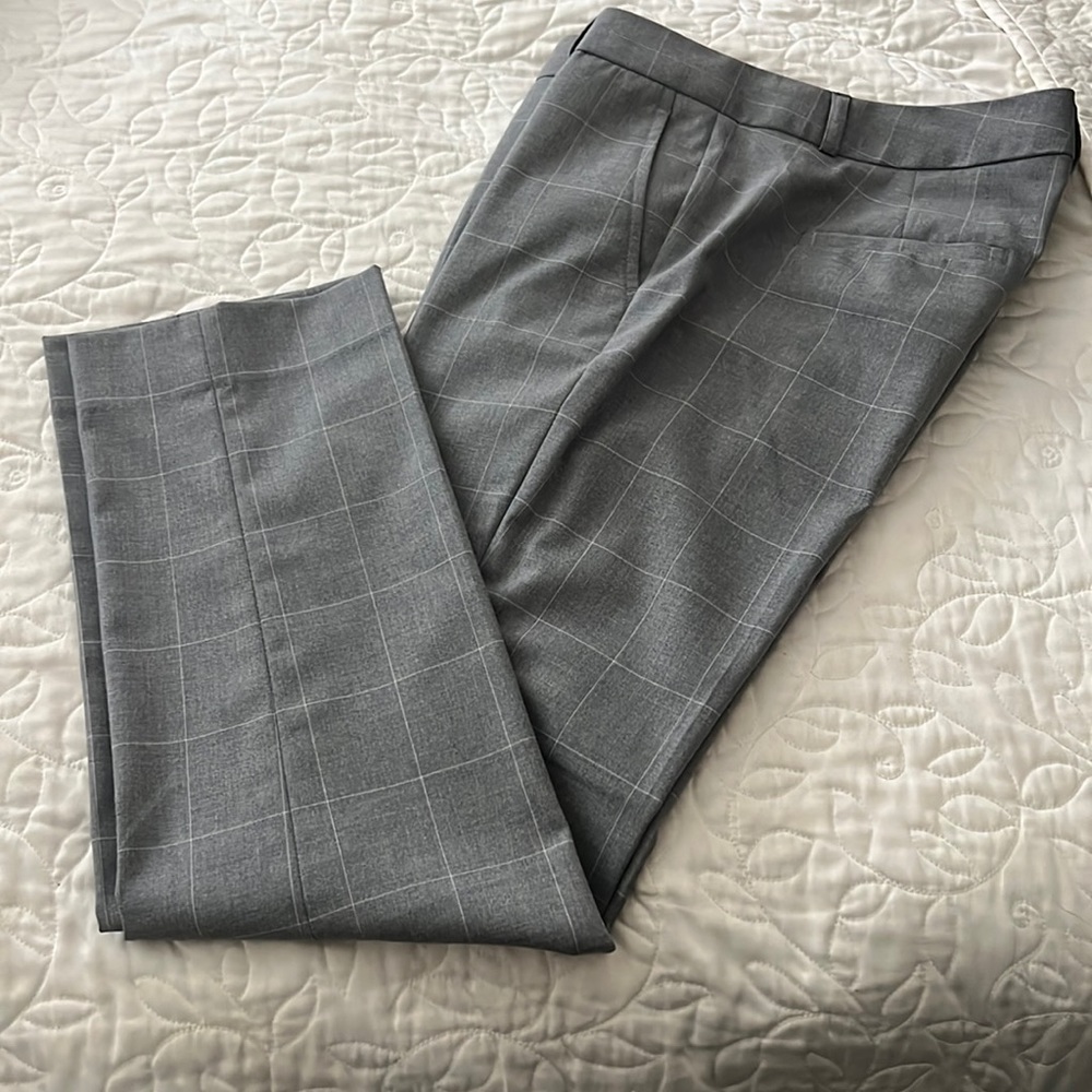 Banana Republic Suit pants (jacket for sale separately) Gray with white - 2p